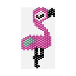 Dije Miyuki Flamingo DM04-188-02