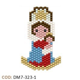 DM07-323-01-1.jpg Dije Miyuki Virgen De Chiquinquira DM07-323-01