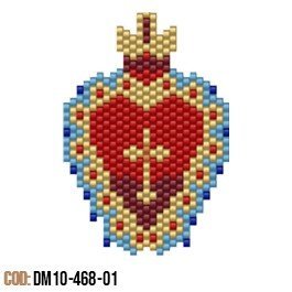 DM10-468-01-1.jpg Dije Miyuki Corazón DM10-468-01