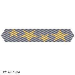 Dije Miyuki Brazalete Estrellas DM14-673-04