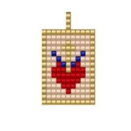 DM4-158-1.jpg Dije Miyuki Corazón Escapulario DM04-158-01