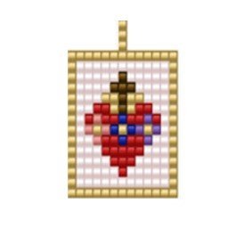 Dije Miyuki Sagrado Corazón De Jesús Pc DM04-188-01