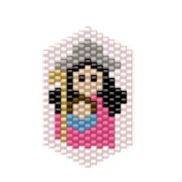 DM6-274-3.jpg Dije Miyuki Virgen De La Divina Pastora DM06-274-03