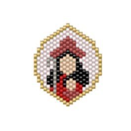 DM6-277-1.jpg Dije Miyuki Virgen De La Divina Pastora DM06-277-01