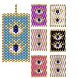 Dije Miyuki Escapulario 2ojo Cuadrado DM07-313-03