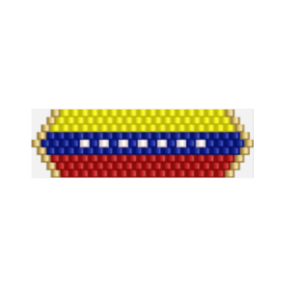 Dije Miyuki Brazalete Bandera DM04-187-02