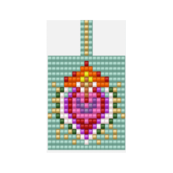 Dije Miyuki Punta Cuadrada DM08-363-04