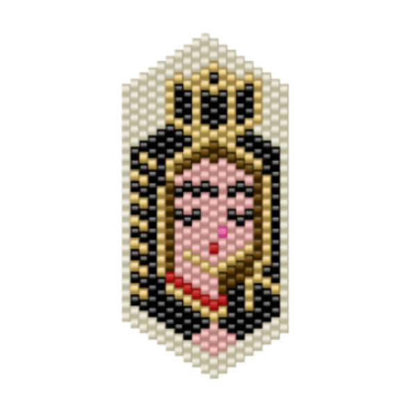 Dije Miyuki Virgen Rd DM11-489-01